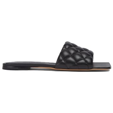 Bottega Veneta Checkered Slip-On Sandal 'Black'