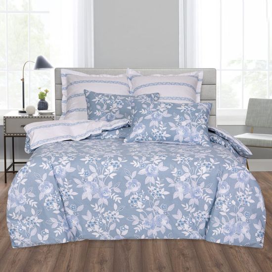 Семейный комплект постельного белья Ивона сатин