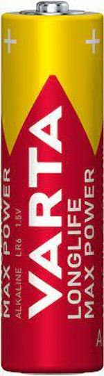 Батарейка щелочная АА (LR06)  VARTA Longlife Power Max Mignon  2 шт.