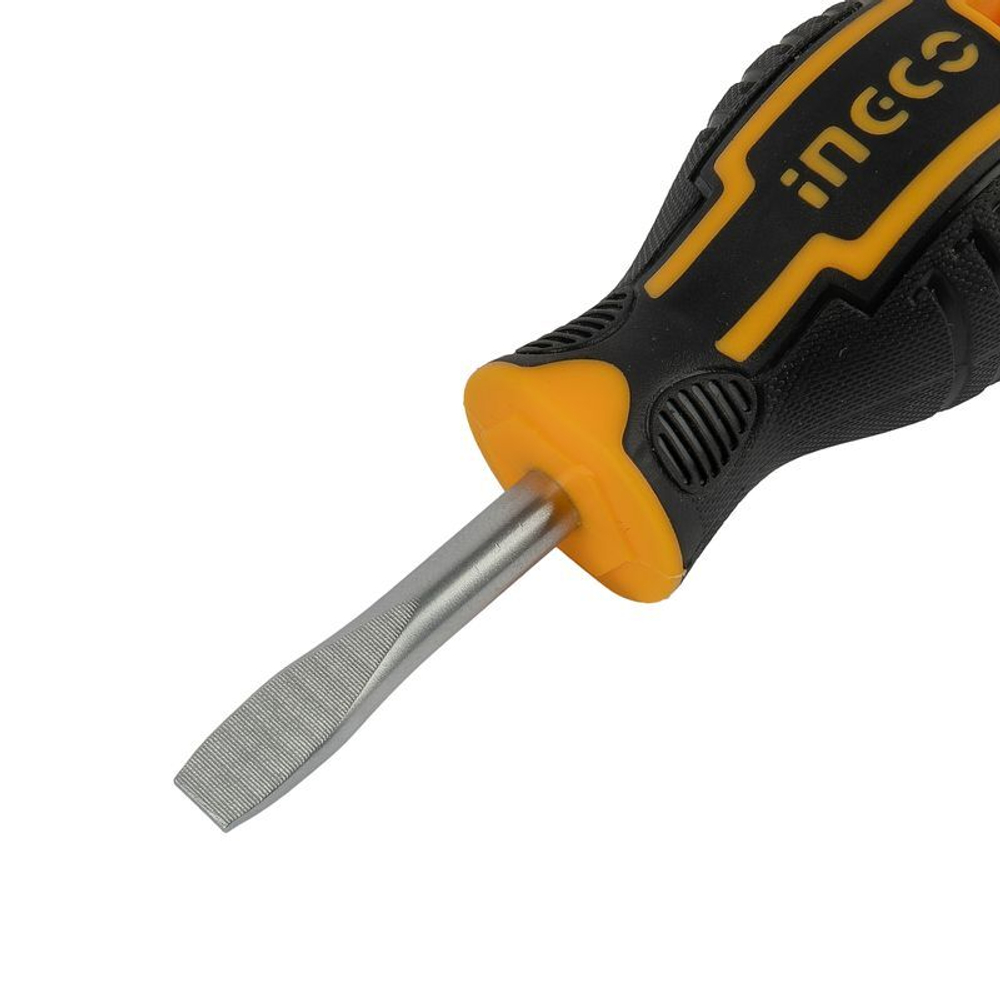Отвертка шлицевая 38 мм SL6,5 Cr-V мм INGCO INDUSTRIAL HS282038