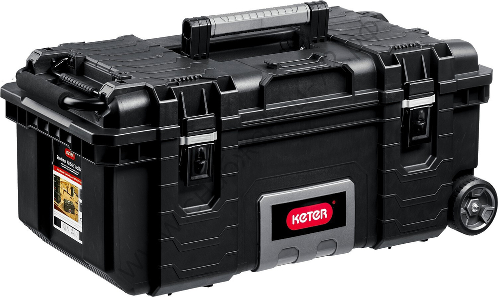 KETER GEAR MOBILE, (28″), пластиковый ящик-тележка на колесах (38375)