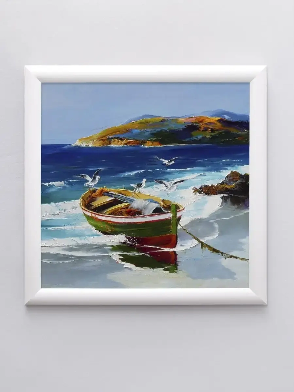 Картина на стену для интерьера на холсте 34*34 см