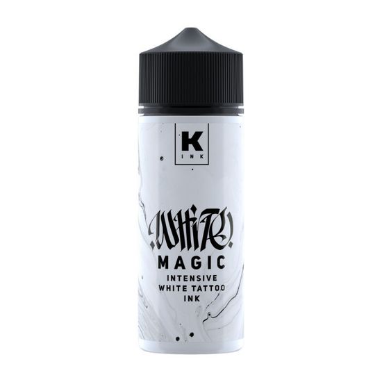 Краска Tattoo Ink - WHITE MAGIC 120 мл | intensive white tattoo ink