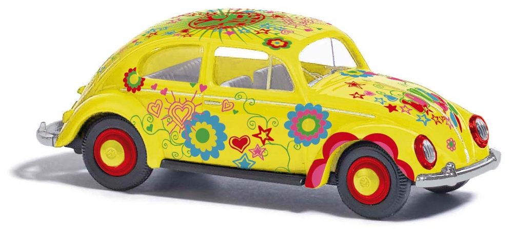 Автомобиль VW Beetle хиппи (H0, 1:87)