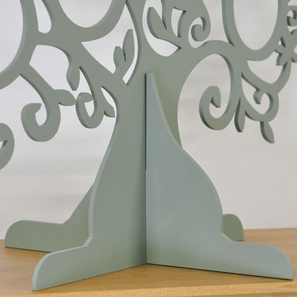 Декоративная елка настольная, новогодняя из фанеры, эвкалипт