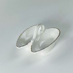 Lenardi 305-144 Менажница 10см АВРОРА ЗОЛОТО в под.уп.(х48)Фарфор