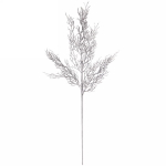 Ветка хвойная «Хрусталик» 75 см, Серебро