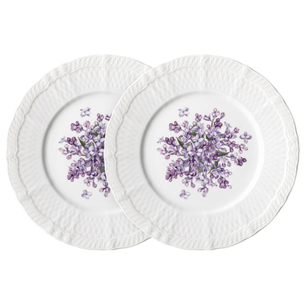 НАБОР ТАРЕЛОК ЗАКУСОЧНЫХ LEFARD "LILAC" 2 ШТ. 20,5 СМ (КОР=24НАБ.)