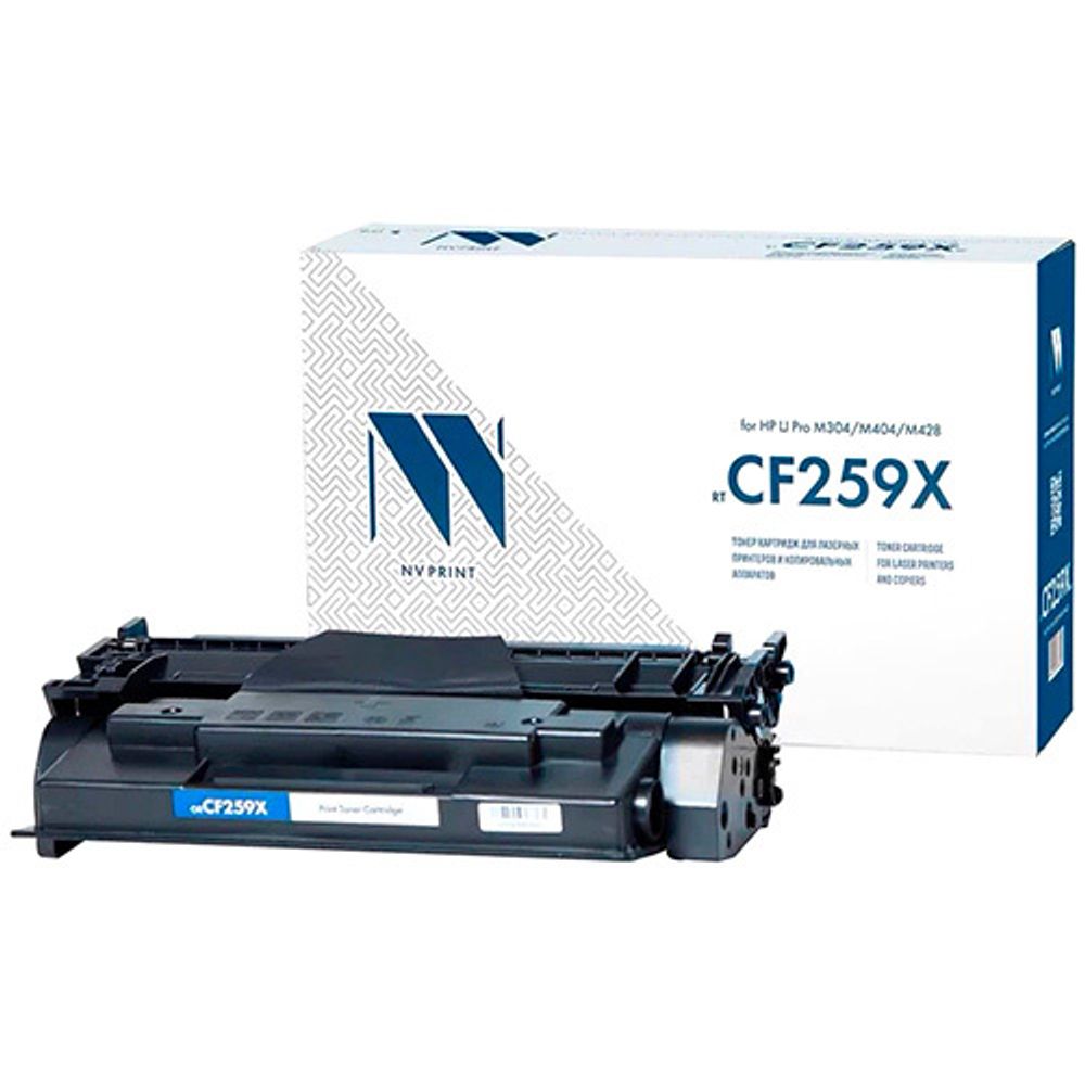 NV Print CF259X Тонер-картридж с чипом для HP Laser Jet Pro M304/M404n/dn/dw/MFP M428dw/fdn/fdw, 10K  до версии fw2_2230D