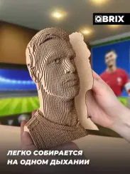 QBRİX Картонный 3D конструктор Криштиану Роналду