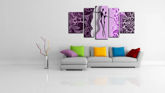 Модульная картина "Любовный прилив"