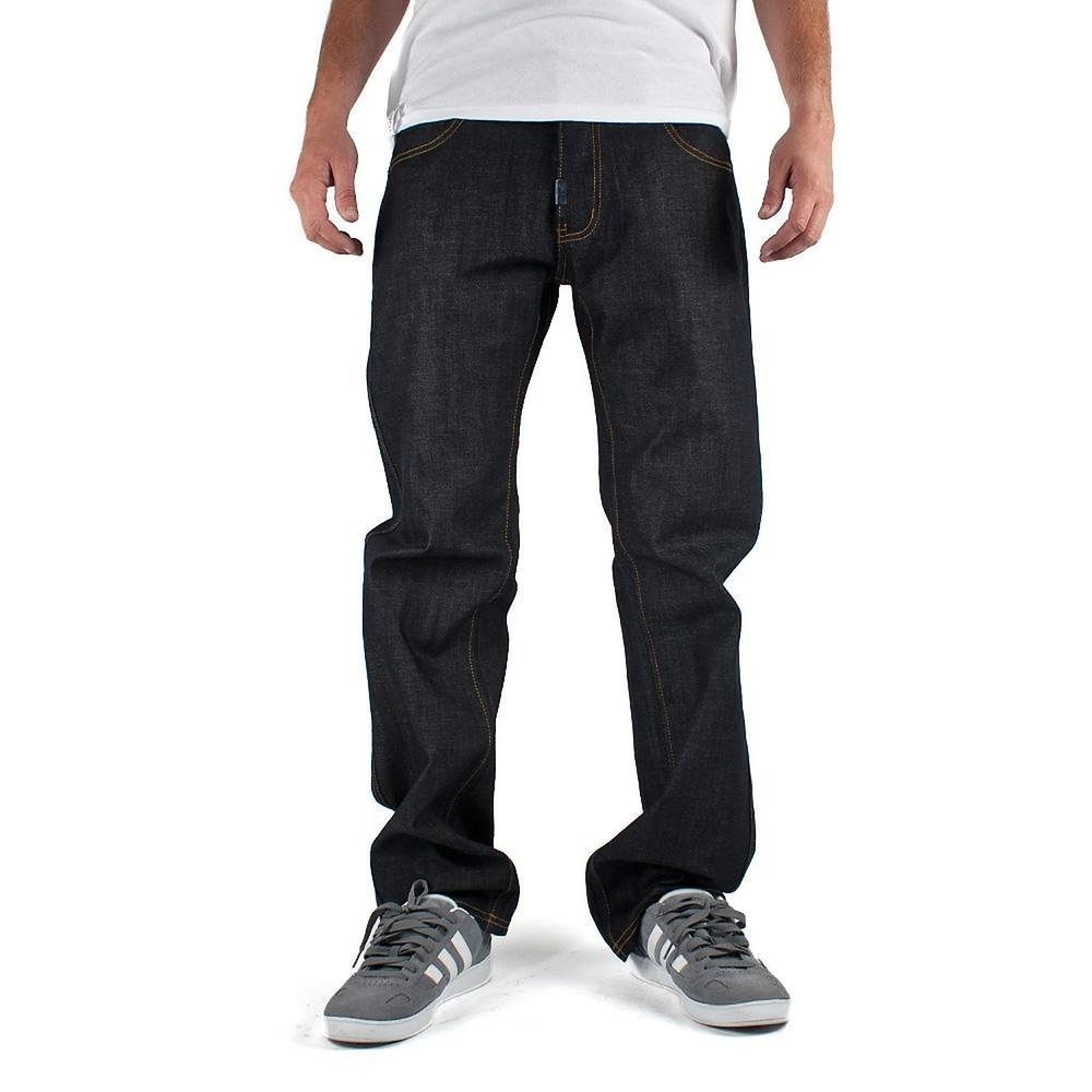 Джинсы прямые темно-синие LRG фото спереди