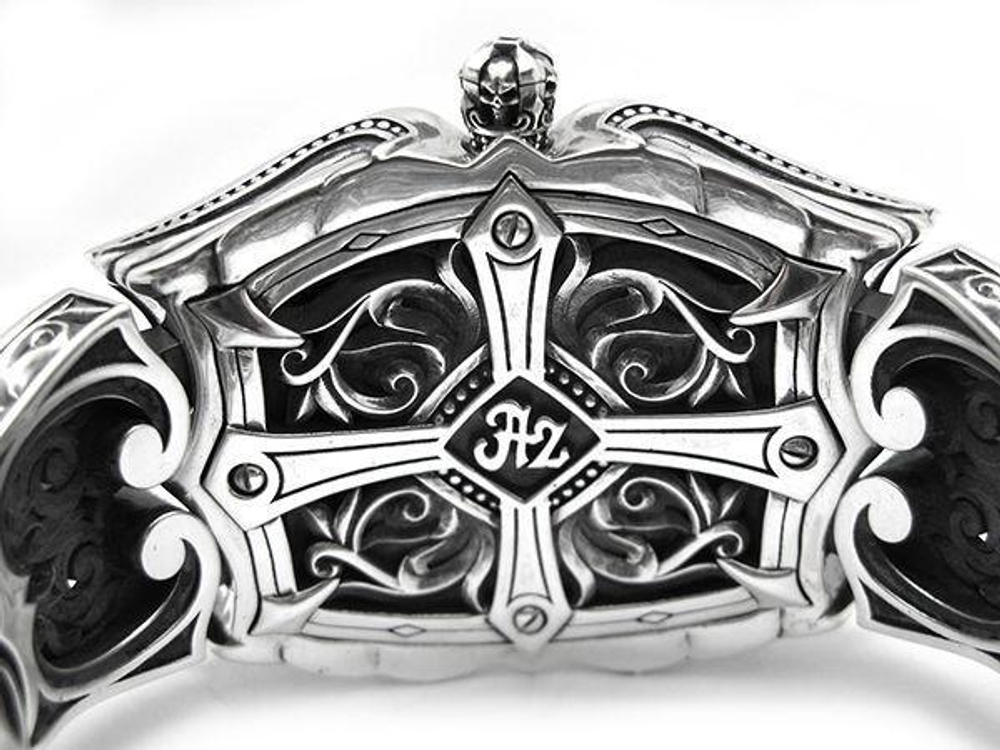 Часы из серебра Great Cross AZW-002BS