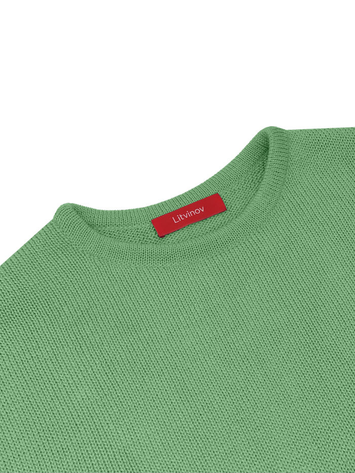 Джемпер из мягкой шерсти, зеленая группа