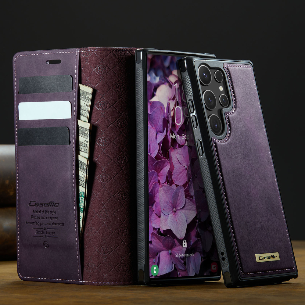 Чехол-кошелек CaseMe 2 in 1 MagSafe Samsung Galaxy S23 Ultra