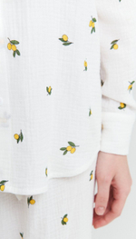 Муслиновая рубашка с лимонами L 50\52