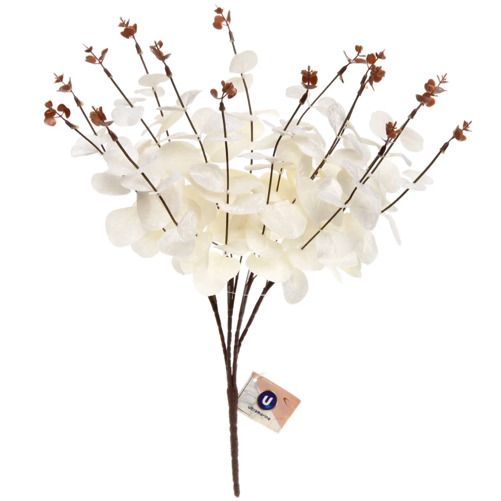 Искусственные цветы «FLOWERS MAGIC» 50см Эвкалипт шампань