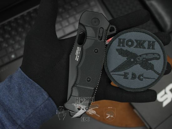 Складной нож SOG, 12-21-02-57 SEALXR c клинком из стали CPM-S35VN, рукоять FRN