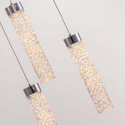 Подвесной светильник MD24030028-5A chrome/clear