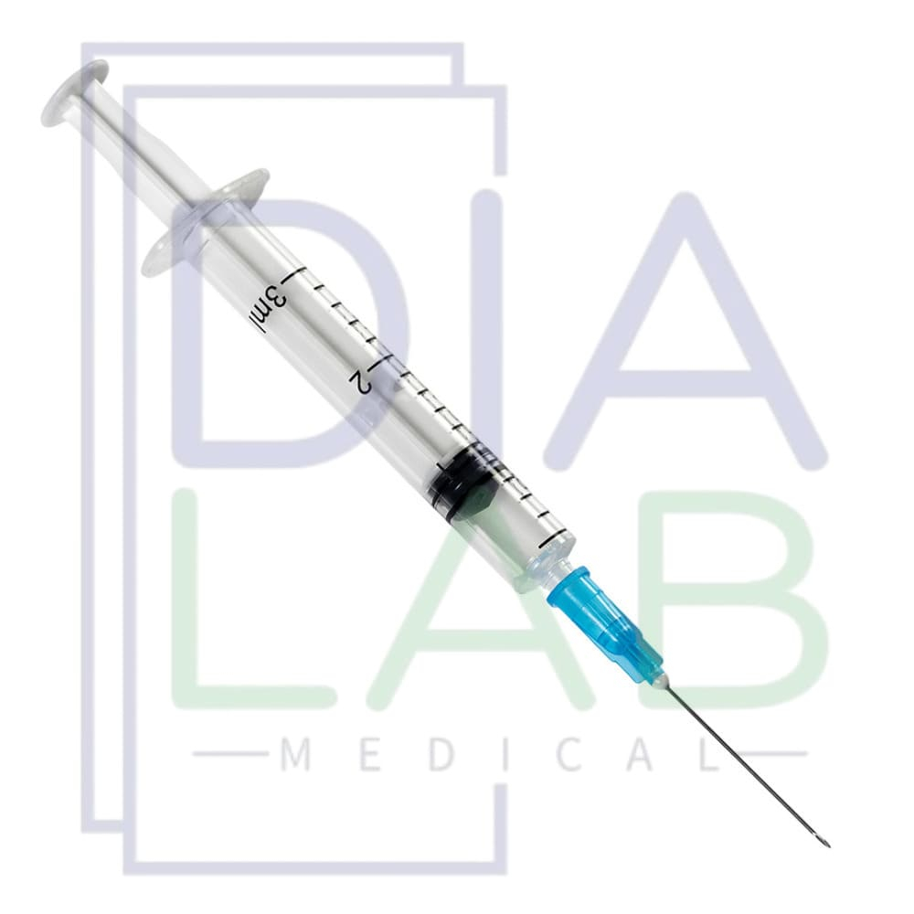 Шприц 3 мл инъекционный одноразовый стерильный, с иглой 23G (0,6х30 мм), 20 шт/уп.