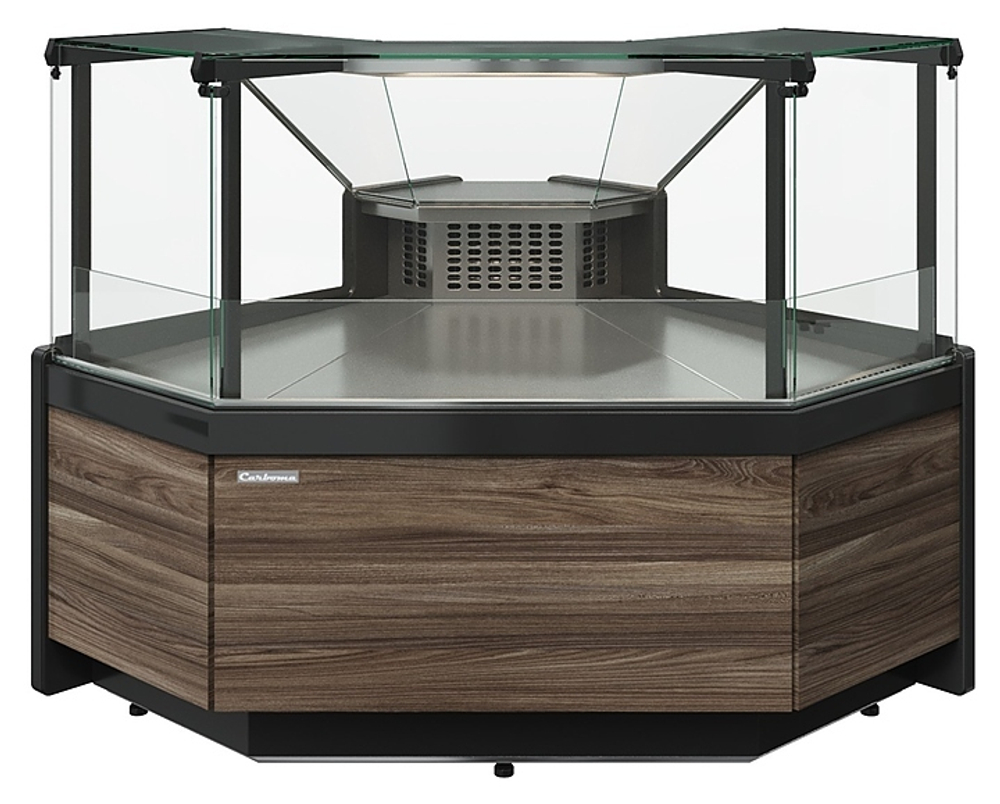 Витрина холодильная угловая Carboma Bavaria 3 GC111 VM-6 1010 (динамика, без газлифта, без боковин, внутренний угол 90) мариель