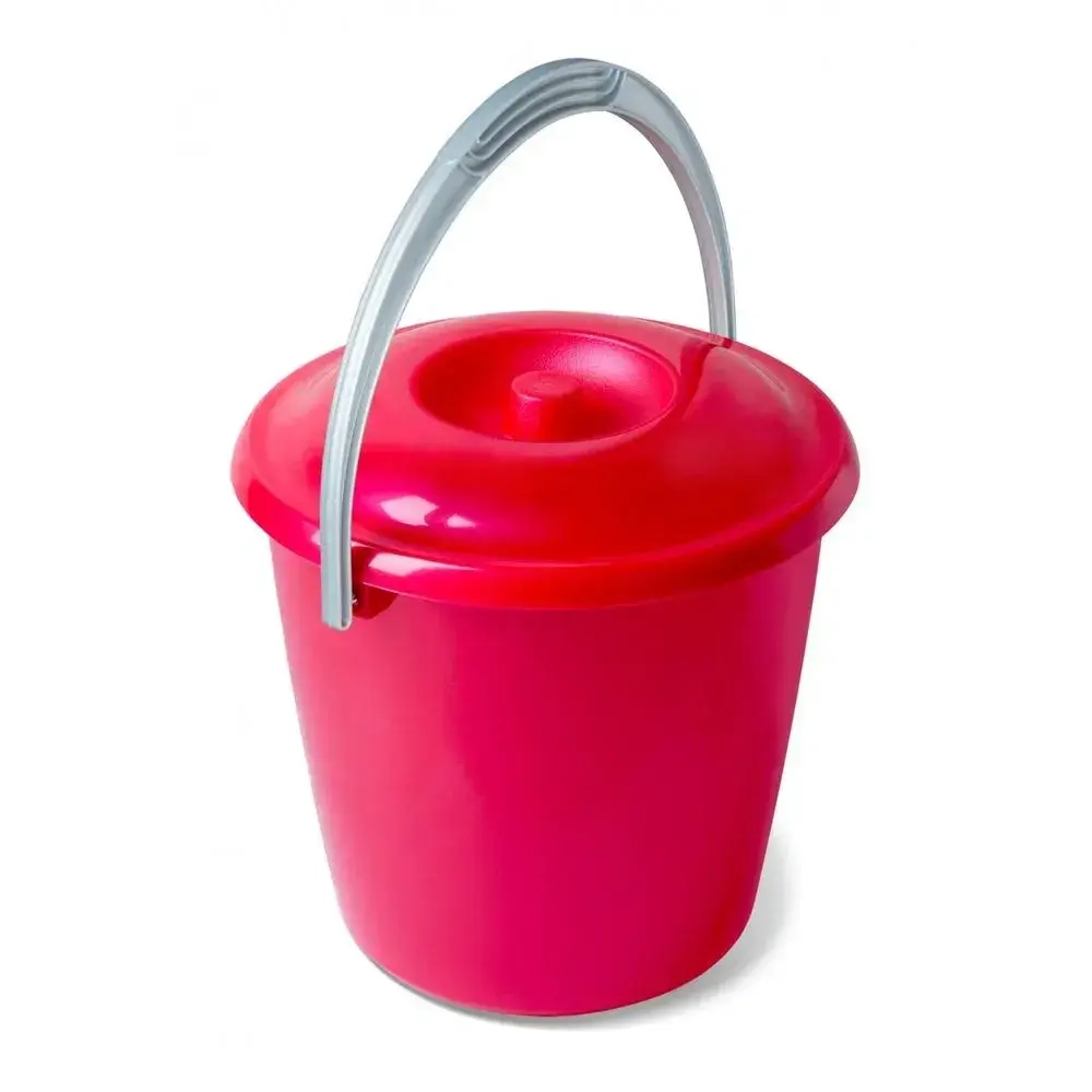 Ведро Соло 7л красное С632КРА (комплект 20 шт)