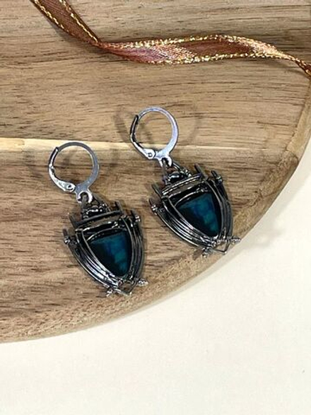 Серьги Скоробей винтажные