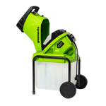 Измельчитель садовый электрический GREENWORKS GACSB, 220V, 2500W, с контейнером (2206707)