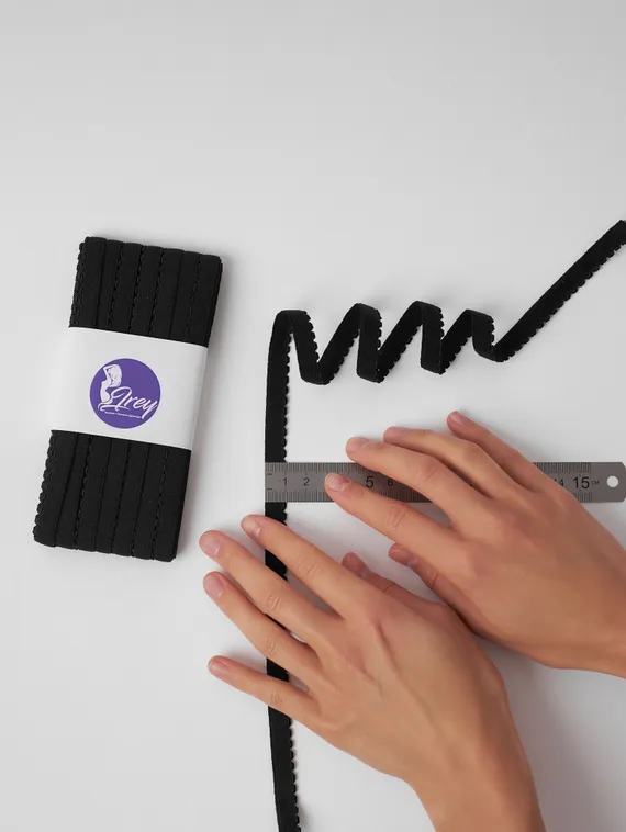 170 641/10 Резинка отделочная Lauma 10 мм, черный 170