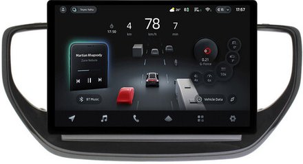 Магнитола для Hyundai Solaris 2 2020-2022 (штатная навигация) - Teyes CC4-PRO монитор 13" 2K QLED на Android 13, Snapdragon 778G, 8+128, AI, CarPlay, DSP, 4G SIM-слот