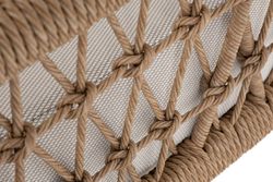 "Венеция" лаунж-зона из искусственного ротанга, цвет соломенный