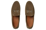 GUCCI Horsebit Suede Driving Shoes