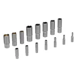 Набор инструментов, 1/2", 1/4", CrV, S2, пластиковый кейс, 194 предмета Denzel