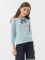 Джемпер голубой для девочки арт. AT824-1