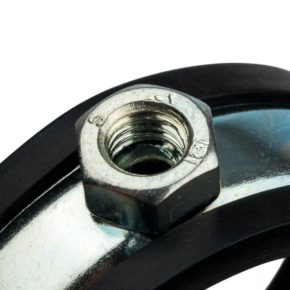 Хомут для труб, комплект: хомут+шпилька шуруп +дюбель пластиковый 1 1/2"(47-52)