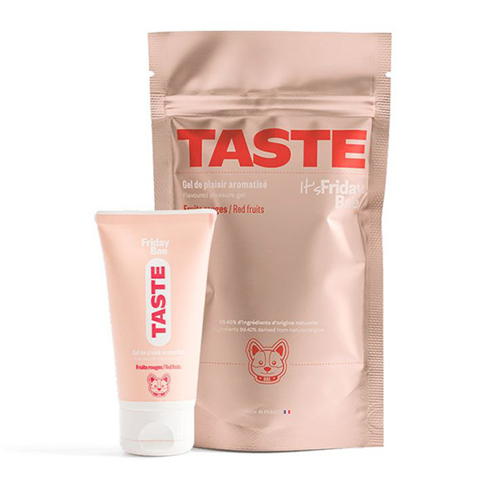 Смазка на водной основе со вкусом красных фруктов Friday Bae Taste 50мл