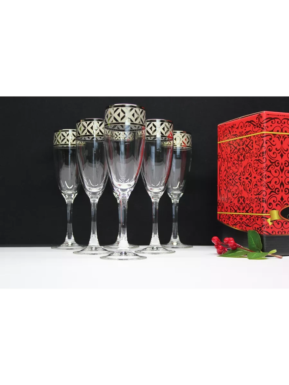 Бокал для вина 6 штук Геометрия