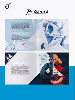 «Снежная королева» в стиле Пабло Пикассо в мягкой обложке