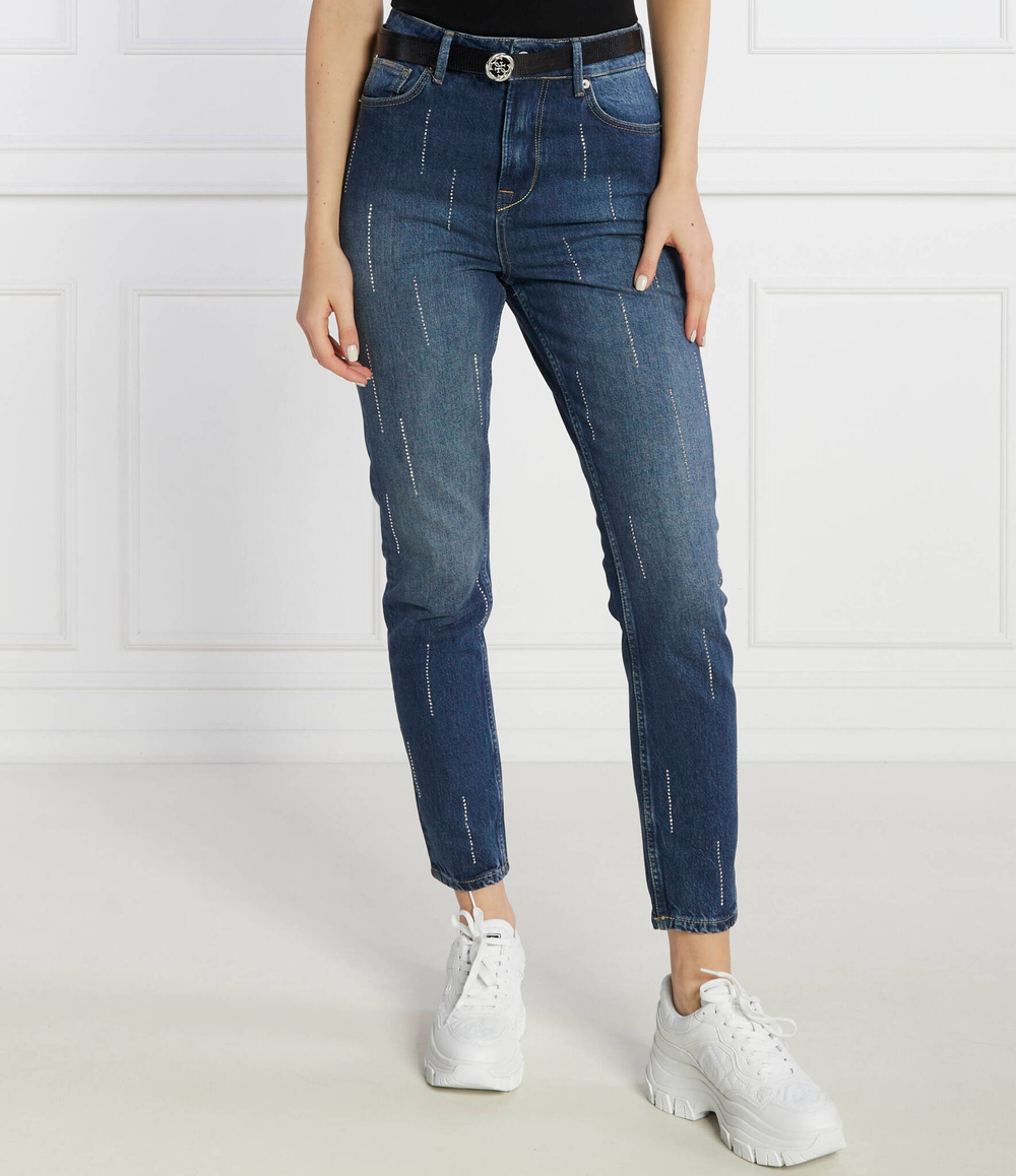 Джинсы UHW SPARKLE Pepe Jeans London - темно-синий(PL204601)