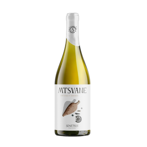 Вино сухое белое "Мцване" 2022 11,3% 0,75 л