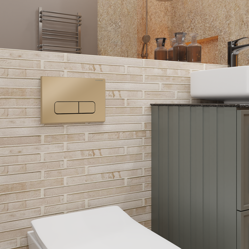 Клавиша для инсталляции CHARUS Elegia FP.320.51.01, песок матовый