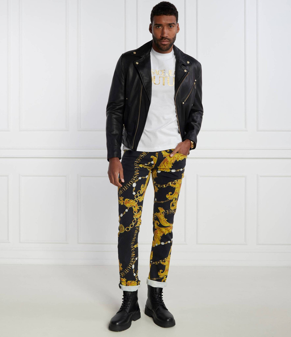 Футболка MAGLIETTA Versace Jeans Couture - белый(76GAHT00CJ00T)