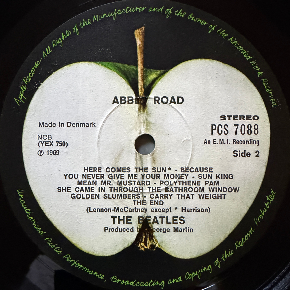 The Beatles ‎– Abbey Road (Дания 1969г.)