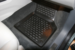 Коврики Standard, 3D в салон LAND ROVER Discovery Sport, 2014- , 4 шт. (полиуретан, чёрные) Element.NLC.3D.28.17.210