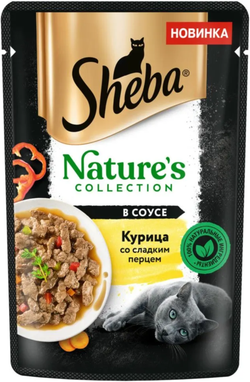 Sheba Natures Курица и паприка 75г.*28шт.