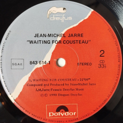 Винтажная виниловая пластинка LP Jean Michel Jarre Waiting For Cousteau (Spain 1990) Calypso