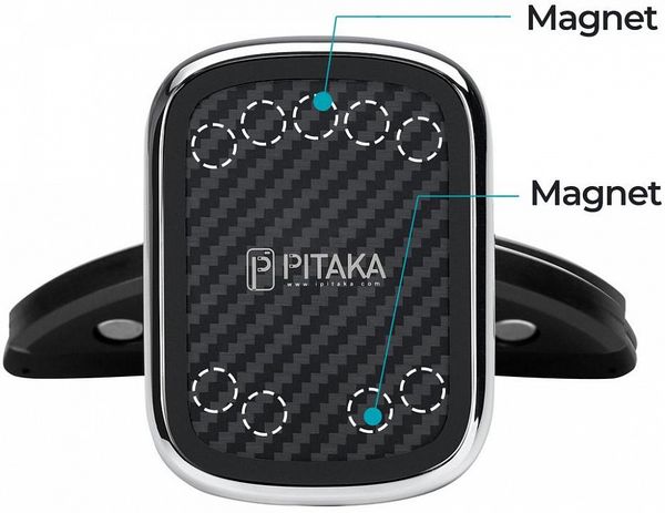 Автомобильный держатель Pitaka New MagMount QI CD Slot CMD3001Q (Black