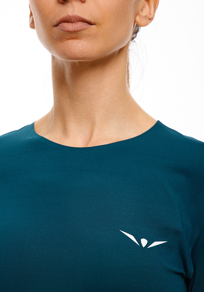 ЛОНГСЛИВ УТЕПЛЕННЫЙ ЖЕНСКИЙ WARM LONG SLEEVES TEE | TEAL