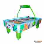 Напольный аэрохоккей с жетоноприёмником «Серпантин», 225×136×180 см