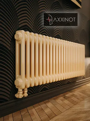 Axxinot Sentir 2030 - двухтрубный трубчатый радиатор высотой 300 мм, нижнее подключение с термовентилем